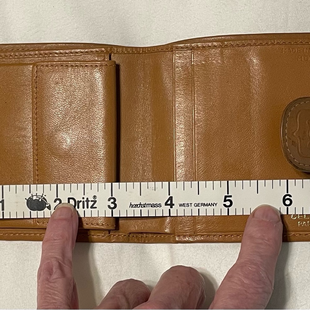 Celine Brown Wallet with Monogram Design - Picture 16 of 16